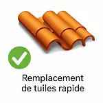 Remplacement tuile 1